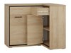 Angolo cassettiera Stanton F106 (Luminoso legno + Quercia)
