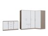 Set di mobili Omaha K118 (Sonoma quercia + Bianco)