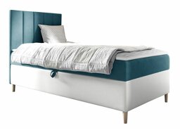 Kontinentales Bett Baltimore 170 (Soft 017 + Fresh 34 Auf der Linken 80 x 200 cm)