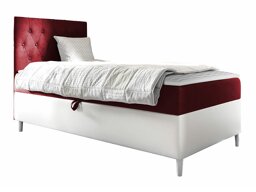 Kontinentales Bett Baltimore 171 (Soft 017 + Fresh 8 Auf der Linken 90 x 200 cm)