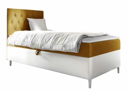 Kontinentales Bett Baltimore 171 (Soft 017 + Fresh 37 Auf der Linken 80 x 200 cm)