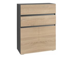 Cabinet de baie neancorat Denton BD100 (Antracit + Stejar)
