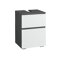 Bagno mobile lavabo Denton BD106 (Bianco + Antracite)