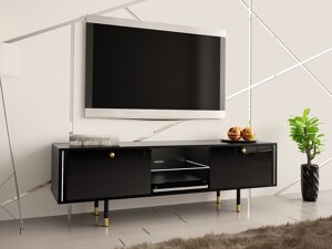 Tv omarica Merced C100 (Črna + Sijaj črna)