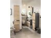 Mueble de baño de pared Denton BD108 (Antracita + Roble Sonoma)
