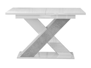 Asztal Goodyear 117 (Fényes fehér+ Beton)