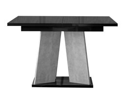 Asztal Goodyear 107 (Fényes fekete + Beton)