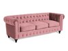 Chesterfield dīvāns Manor House B111 (Tumši rozā)