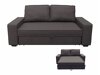 Καναπές κρεβάτι Mesa 381 (Σκούρο καφέ)