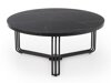 Klubska mizica Houston 1275 (Črni marmor + Črna)
