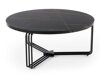 Klubska mizica Houston 1275 (Črni marmor + Črna)