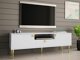Mesa para TV Merced S101 (Branco + Dourado)