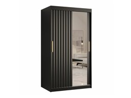 Kleiderschrank Hartford 337 (Schwarz)