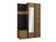 Set arredo da corridoio Hartford 350 (Rovere Artisan + Nero)