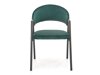 Καρέκλα Houston 1348 (Σκούρο πράσινο + Μαύρο)