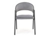 Καρέκλα Houston 1348 (Γκρι + Μαύρο)