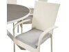 Σετ Τραπέζι και καρέκλες Dallas 2353 (Άσπρο + Γκρι)