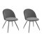 Set di sedie Denton 1028 (Grigio)