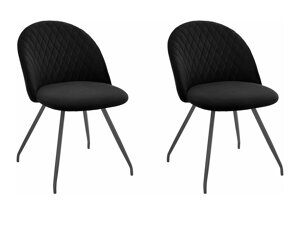 Conjunto de sillas Denton 1028 (Negro)