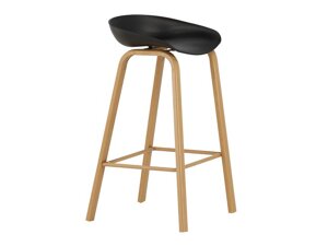 Барный стул Dallas 3252 (Чёрный + Светло-коричневый)