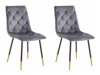 Conjunto de sillas Denton 1031 (Negro + Antracita)