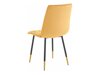 Καρέκλα Denton 1031 (Κίτρινο + Μαύρο)