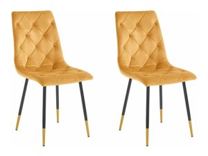 Набор стульев Denton 1031 (Желтый + Чёрный)