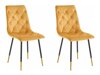 Kėdžių komplektas Denton 1031 (Geltona + Juoda)