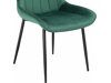 Krēslu komplekts Denton 1035 (Zaļš + Melns)