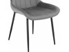 Conjunto de sillas Denton 1035 (Gris claro + Negro)