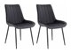 Conjunto de cadeiras Denton 1035 (Antracite + Preto)