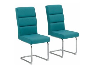 Conjunto de cadeiras Denton 1037 (Turquesa)