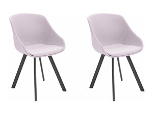 Krēslu komplekts Denton 1040 (Tumši rozā)