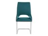 Conjunto de cadeiras Denton 1043 (Antracite + Turquesa)