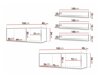 Set mobili soggiorno Hartford H110 (Bianco)