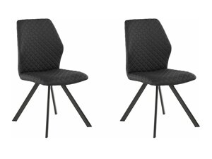Conjunto de sillas Denton 1046 (Negro)