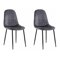 Set di sedie Denton 1048 (Grigio)