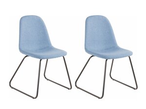 Conjunto de sillas Denton 1056 (Azul Dusty)