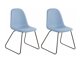 Kėdžių komplektas Denton 1056 (Dusty mėlyna)