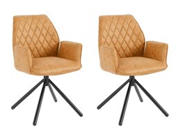 Kėdžių komplektas Denton 1057 (Šviesi ruda)
