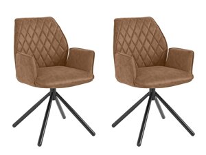 Conjunto de sillas Denton 1057 (Marrón)