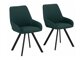 Set di sedie Denton 1061 (Verde scuro)