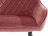 Bāra krēsls Denton 1063 (Tumši rozā)
