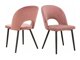 Krēslu komplekts Denton 1065 (Tumši rozā)