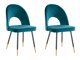 Conjunto de cadeiras Denton 1070 (Turquesa)