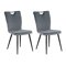 Set di sedie Denton 1080 (Grigio)