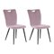 Set di sedie Denton 1080 (Fucsia)