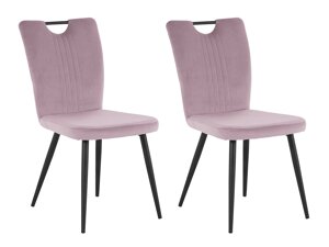 Krēslu komplekts Denton 1080 (Tumši rozā)