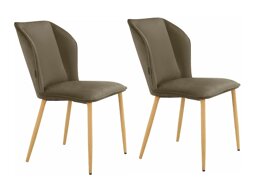 Conjunto de sillas Denton 1090 (Marrón + De color marrón claro)