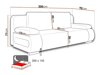 Καναπές κρεβάτι Comfivo 144 (Zetta 302)